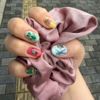 ころんだけど可愛いネイル💅