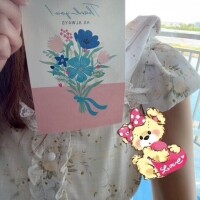メッセージカードと入浴剤