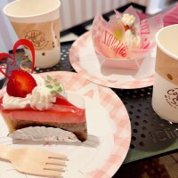 ケーキ会のありがとう🍓