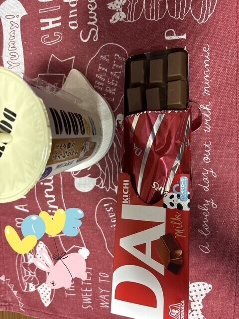 ラテとチョコレート