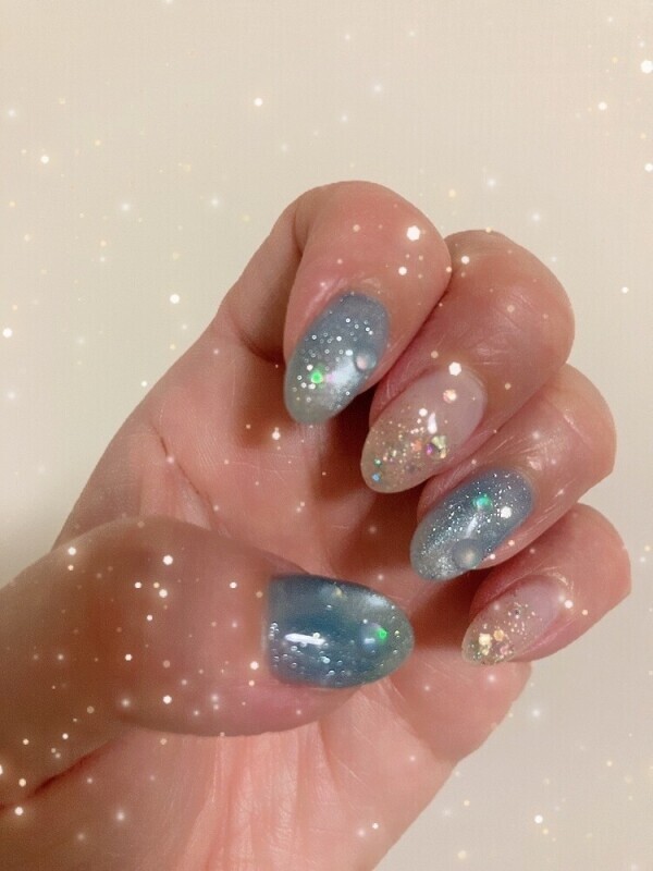 梅雨ネイル☔️