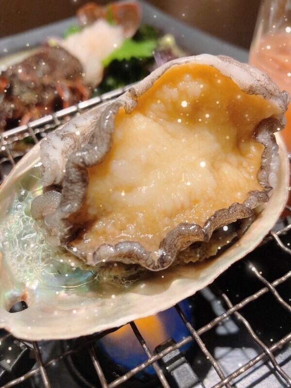 アワビのバター焼き