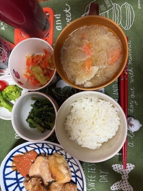 昨日のクッキング