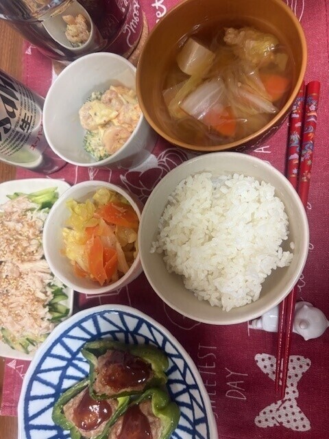 昨日のクッキング