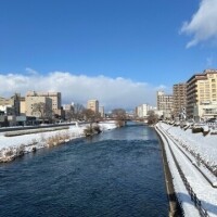 鮭遡上の川🏞️〜
