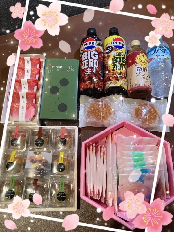 春のお菓子までありがとう🌸✨️