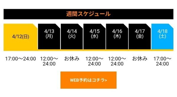 週間シフト