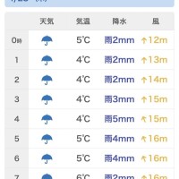 台風並みの🌀