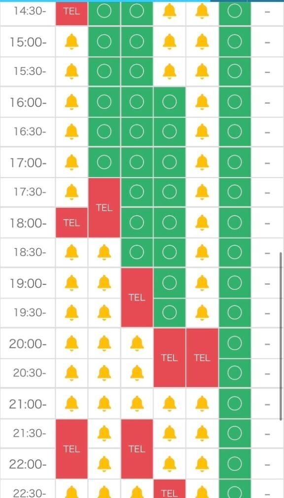 本日の??最短14:00-