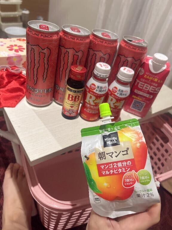 差し入れいっぱいだあ