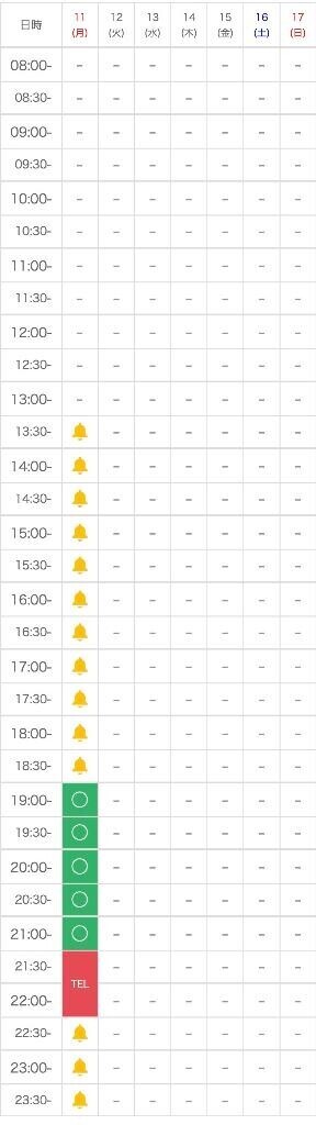 最終日残り3枠くらい?です??