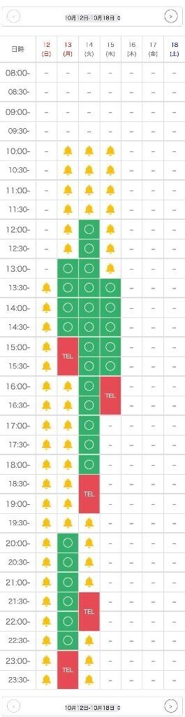 火曜枠多め??