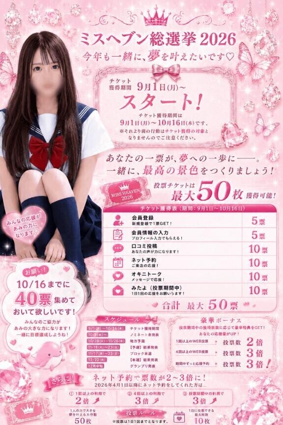 ? 昨日から ?