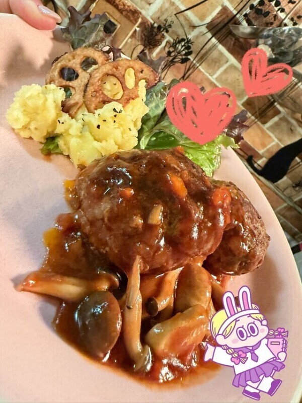 こんにちは、ハンバーグです