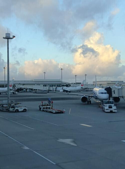 空港着いた(⁠・⁠∀⁠・⁠)