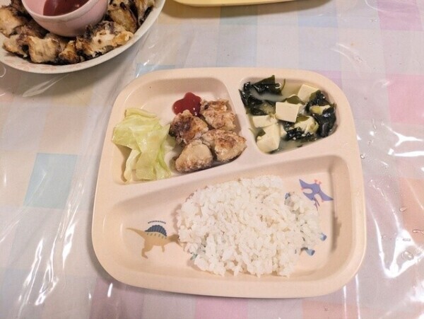夕飯🍚もう食べ終わった