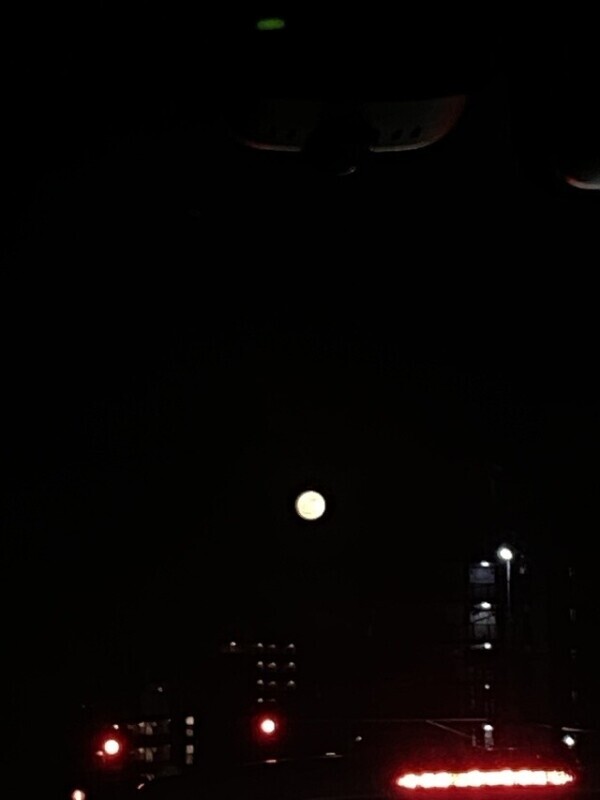 この前の満月🌕