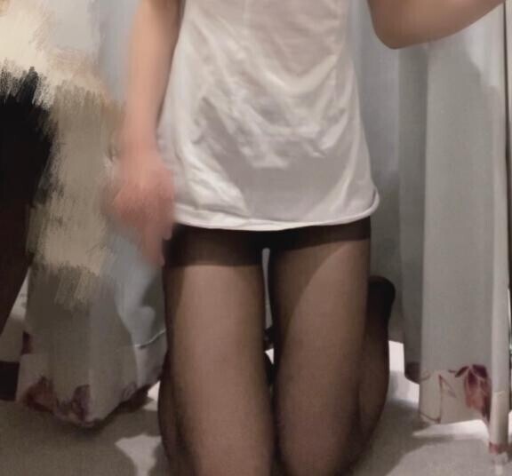 久しぶりの黒パンスト