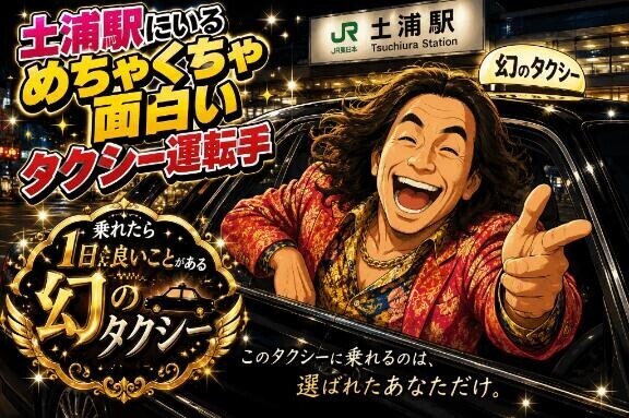 『土浦駅にいる幻のタクシー??』