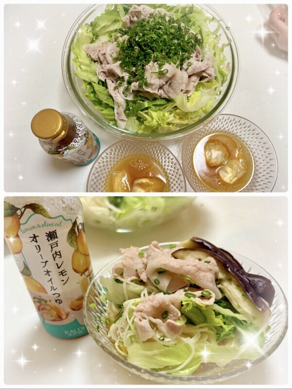 🍋爽やか夜ご飯にしてみたよ🥰