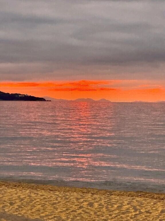 燃えるようなsunset