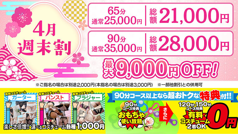 ハピドリ水戸 4月の週末割