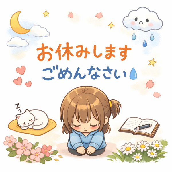 本日は…ごめんなさい💦