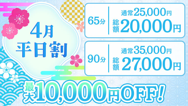 ハピドリ水戸 4月の平日割