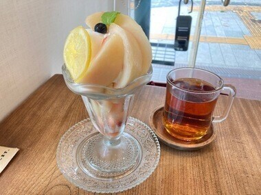 桃パフェ☆