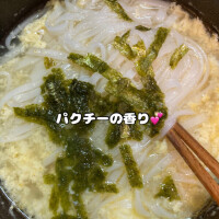 溶き卵は余熱で火を通してます?
