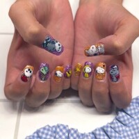ネイルかえたよん( ・ ´`(●)