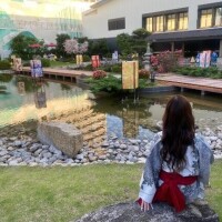 湯船のなかで??