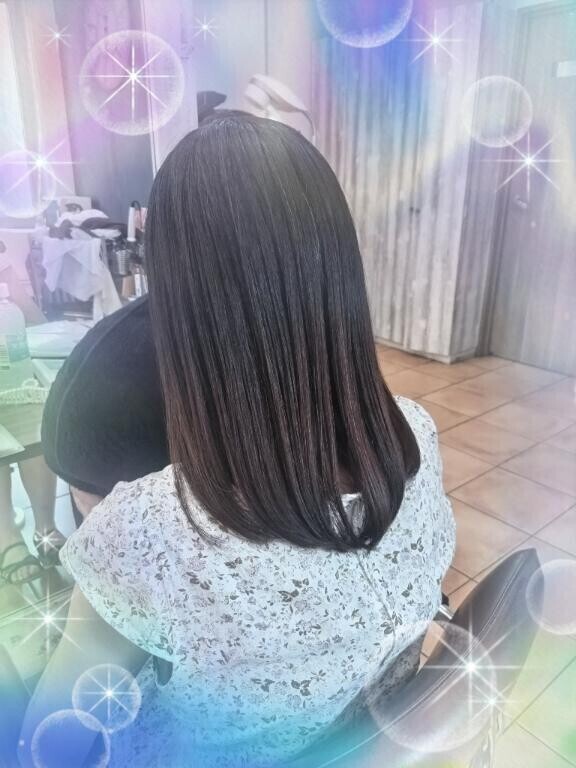 昨日　ヘアサロンで炭酸スパ