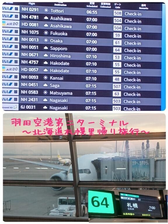 【北海道札幌里帰り旅行日記】