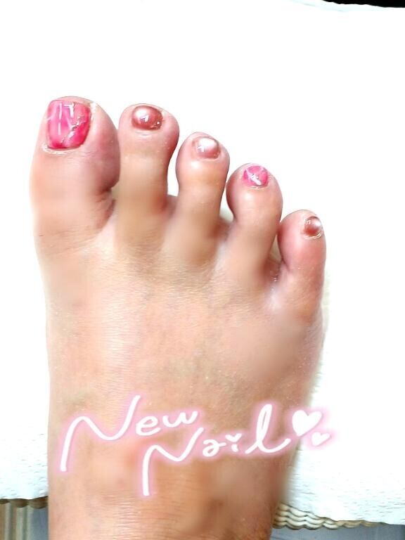 【フットネイルチェンジ】