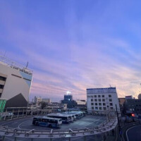 夕陽が綺麗でした。