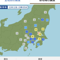 地震にビビる華金の夜