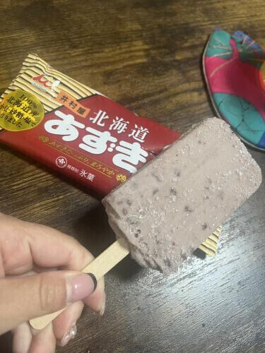 冬に食べるアイス。