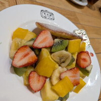 パンケーキと紅茶とオーラス
