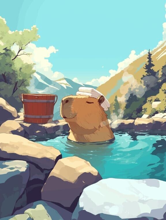 ソーパー洗湯カピバラの湯??