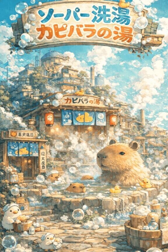 ソーパー銭湯カピバラの湯??