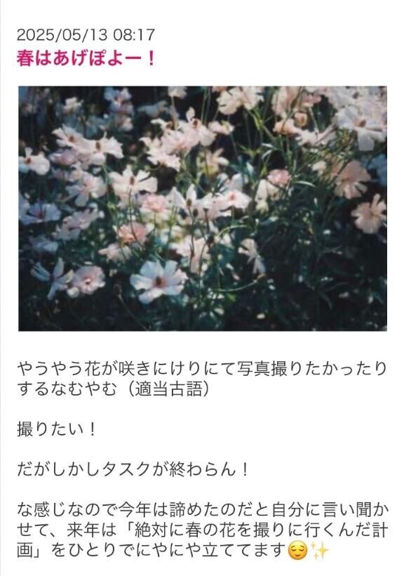 春はあげぽよー！