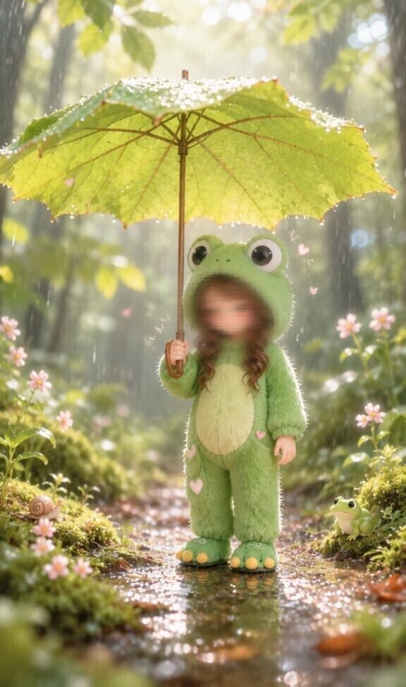 今日は一緒に雨宿り??