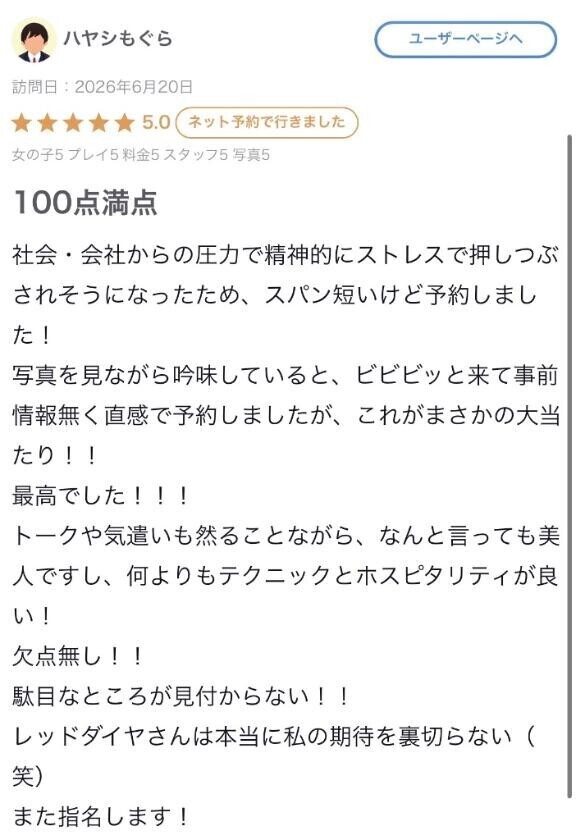 ?クチコミお礼?