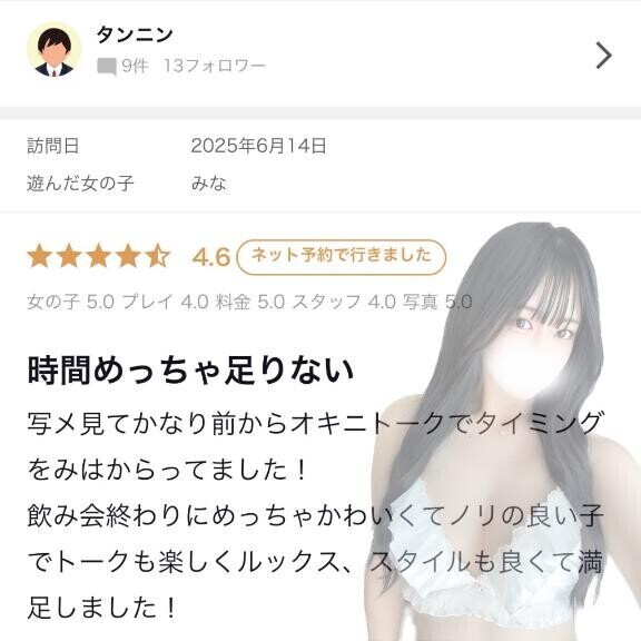 口コミ?お礼