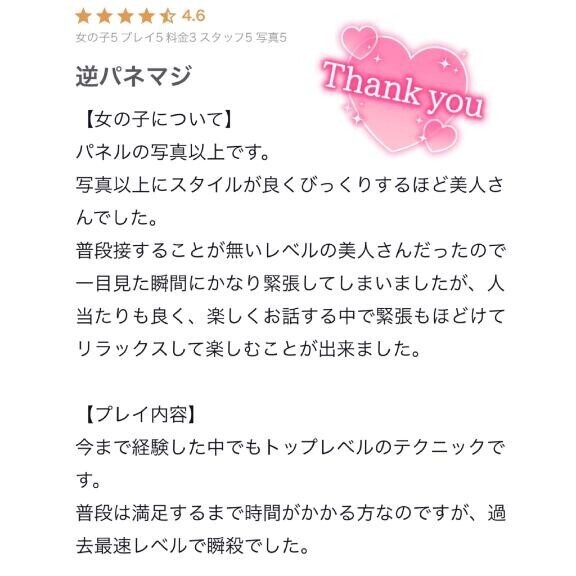 【お礼写メ日記】
