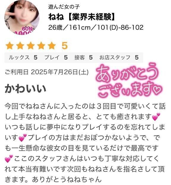 ありがとうございます♡