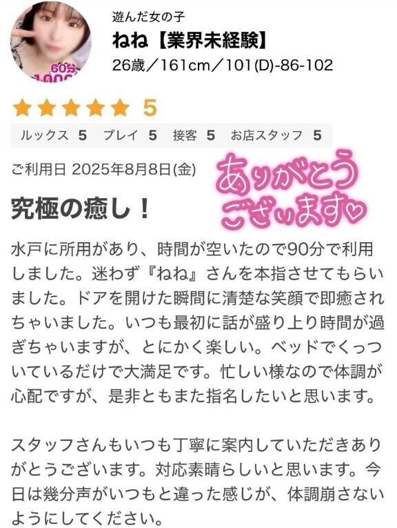 ありがとうございます♡