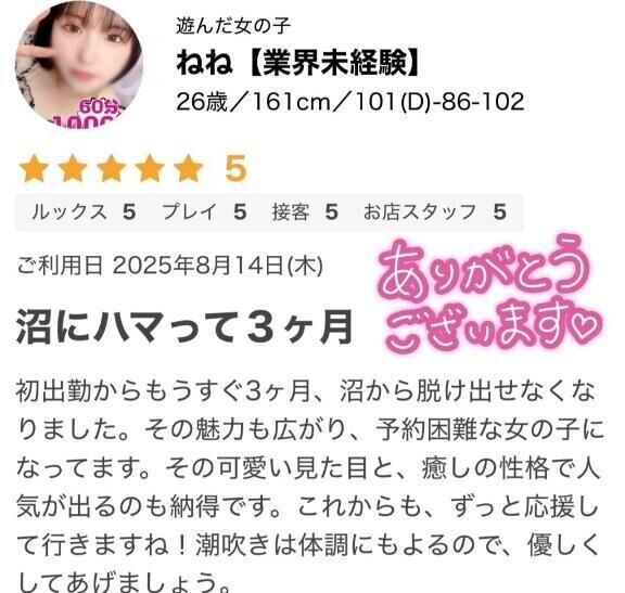 ありがとうございます♡