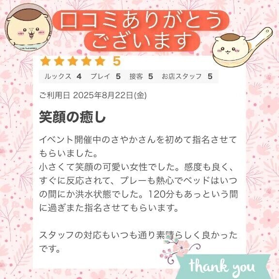 口コミありがとうございます💝